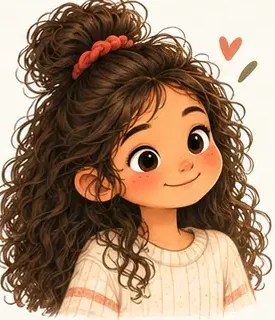 Mía sonriendo, primer plano de su ficha oficial