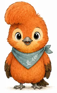 Lalo, gallito de las rocas, de pie y sonriente